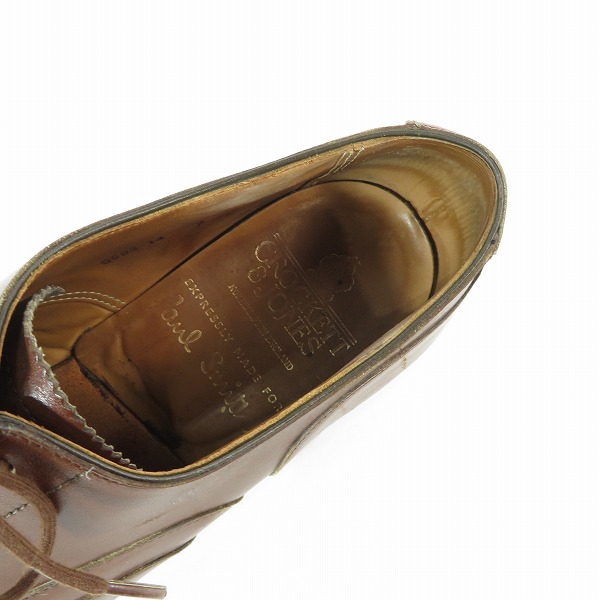 実際に弊社で買取させて頂いたCROCKETT&JONES/クロケット＆ジョーンズ Paul Smith/別注 ウイングチップシューズ 9893/7の画像 4枚目