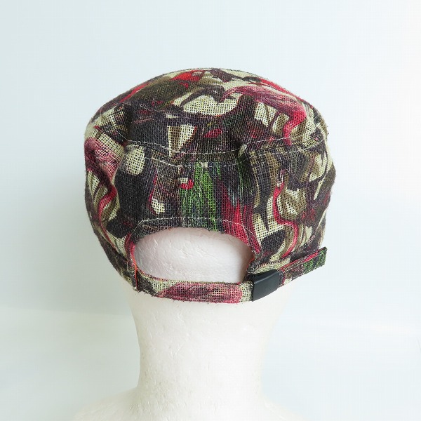 実際に弊社で買取させて頂いたCA4LA/カシラ 総柄帽子 zkn00889の画像 4枚目