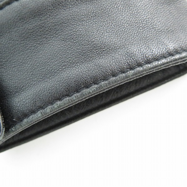 実際に弊社で買取させて頂いたBLACK BIRD by Denime/ブラックバードバイ ドゥニーム ラムレザー ブルゾン の画像 5枚目