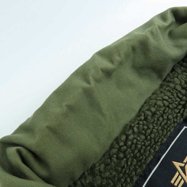 実際に弊社で買取させて頂いたALPHA INDUSTRIES/アルファインダストリーズ Ａ-2 内ボア フィールドジャケット ミリタリージャケット TA1166-019/Lの画像 6枚目