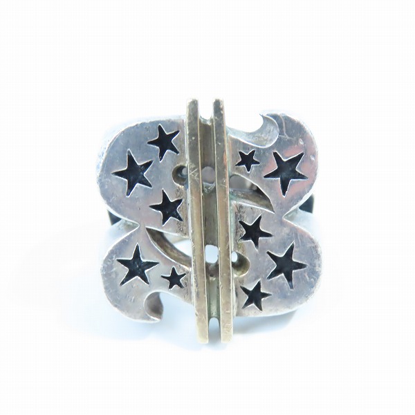 実際に弊社で買取させて頂いたTENDERLOIN/テンダーロイン 8K×シルバー ダラーリング 17-18.5号の画像 1枚目