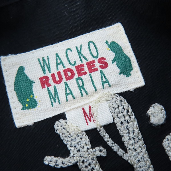 実際に弊社で買取させて頂いたWACKO MARIA/ワコマリア RUDEES 背面マリア デザイン 半袖ボタンシャツ Mの画像 2枚目
