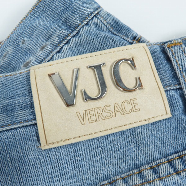 実際に弊社で買取させて頂いたVersace Jeans Couture/ヴェルサーチジーンズクチュール デニムパンツ ジーンズ インディゴ 36の画像 2枚目