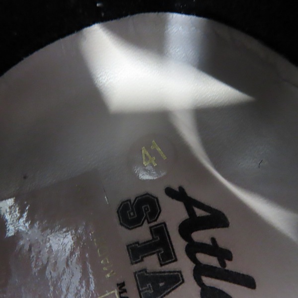 実際に弊社で買取させて頂いたATLANTIC STARS/アトランティックスターズ カーキ/レッド スニーカー/41の画像 5枚目