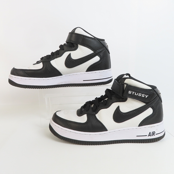 実際に弊社で買取させて頂いたNIKE×STUSSY/ナイキ×ステューシー AIR FORCE 1 '07 MID SP/エアフォース1 ミッド DJ7840-002/27の画像 3枚目