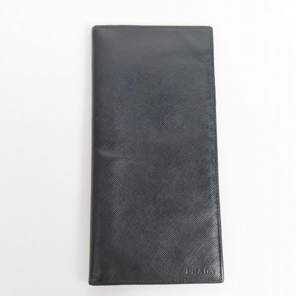 実際に弊社で買取させて頂いたPRADA/プラダ サフィアーノレザー 二つ折り長財布/ロングウォレット