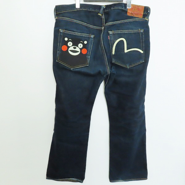 実際に弊社で買取させて頂いたEVISU/エヴィス No.2 SPECIAL 2000 くまモン デニムパンツ/38×35の画像 1枚目