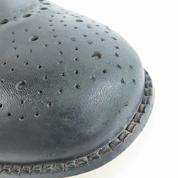 実際に弊社で買取させて頂いたCOLE HAAN/コールハーン ZEROGRAND/ゼログランド 黒 レザー C20720 10Mの画像 6枚目