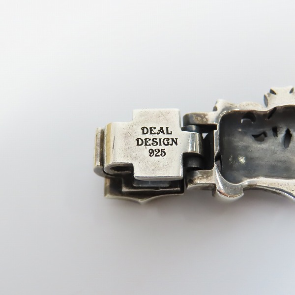 実際に弊社で買取させて頂いたDEAL DESIGN/ディールデザイン XV/15周年 ロゴ/クロス ブレスレットの画像 6枚目