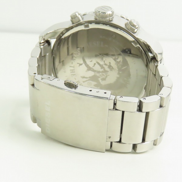 実際に弊社で買取させて頂いたDIESEL/ディーゼル ビックフェイス 海外モデル クロノ 腕時計/DZ-4209の画像 2枚目