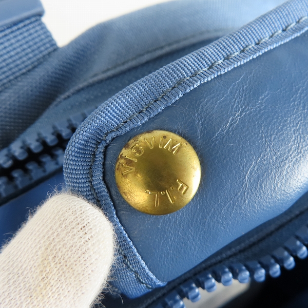 実際に弊社で買取させて頂いたvisvim/ビズビム BALLISTIC 20L/バリスティック レザー切り替え リュックサック/バックパックの画像 6枚目