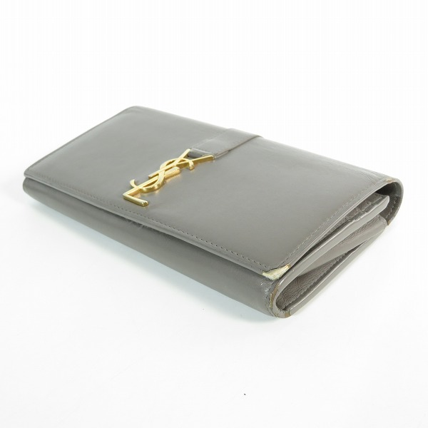 実際に弊社で買取させて頂いたSAINT LAURENT PARIS/サンローランパリ 二つ折り 長財布の画像 2枚目