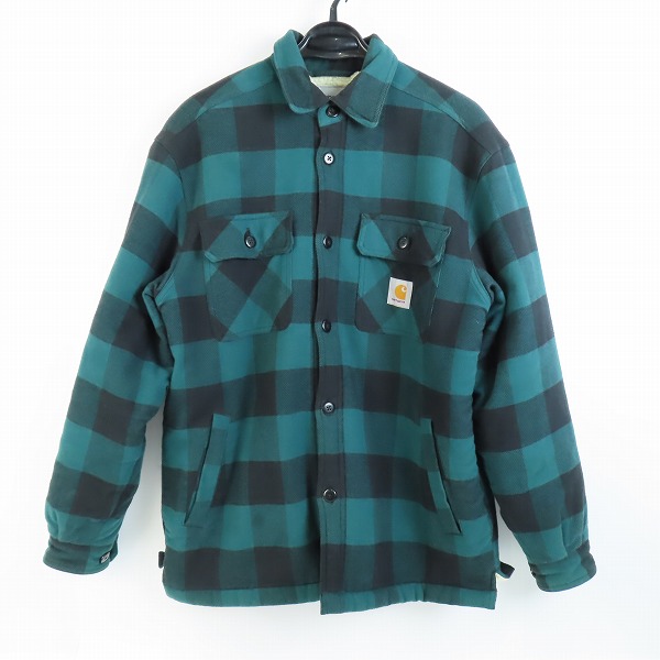 実際に弊社で買取させて頂いたCarHartt/カーハート MERTON SHIRT JAC/メルトンシャツジャケット チェック柄/M