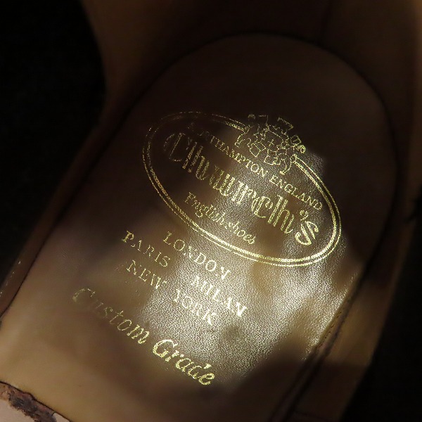 実際に弊社で買取させて頂いたChurch's/チャーチ サイドゴアブーツ/95の画像 8枚目