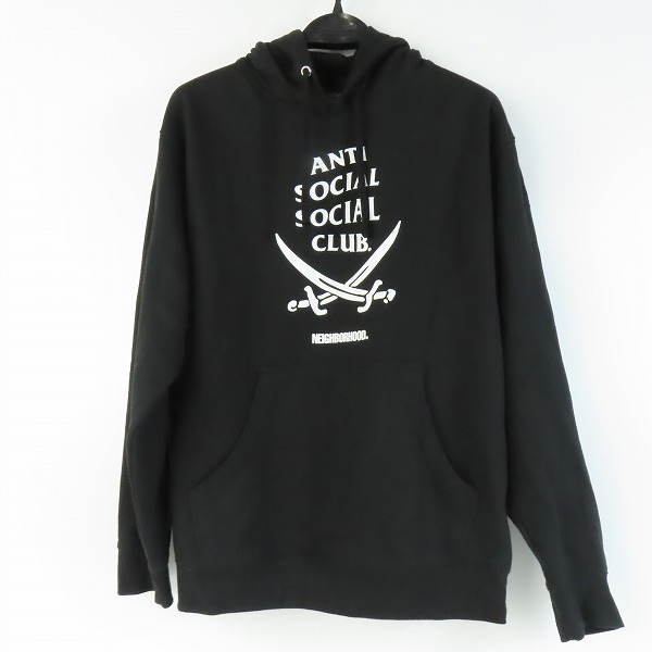 実際に弊社で買取させて頂いたNEIGHBORHOOD×ANTI SOCIAL SOCIAL CLUB/ネイバーフッド×アンチソーシャル 20AW プルオーバーパーカー 202GEASN-CSM01S M