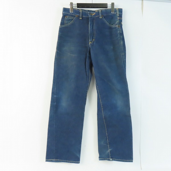実際に弊社で買取させて頂いたLee/リー 70年代 刻印25/TALON ZIPPER /牛革ラベル デニムパンツ/ヴィンテージ/31