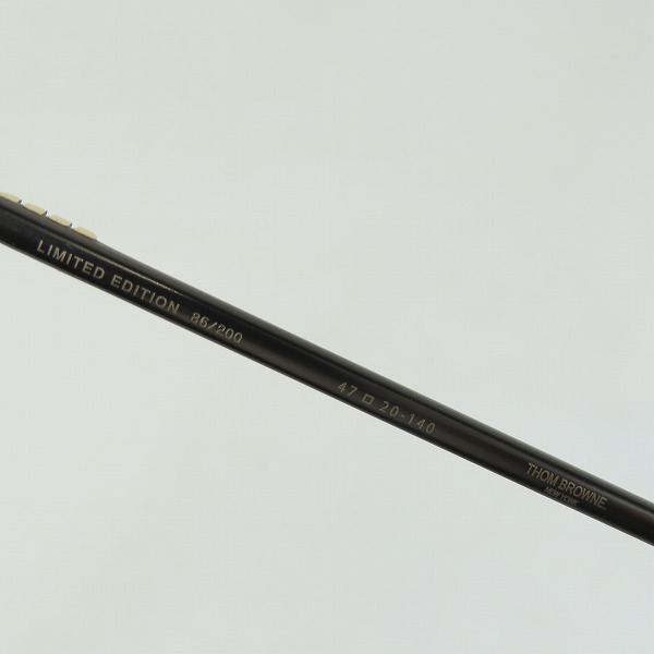 実際に弊社で買取させて頂いたTHOM BROWNE/トムブラウン サングラス/アイウェア 86/200 DITA JAPAN期モデル TBX000-A-01の画像 7枚目