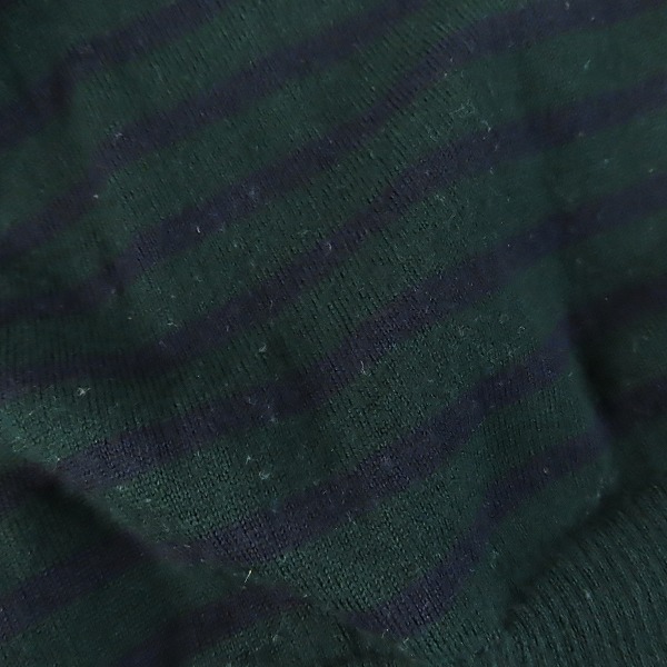 実際に弊社で買取させて頂いたami alexandre mattiussi/アミ アレクサンドルマテュッシ ウール ニット グリーン/ネイビー E15K03 /Mの画像 8枚目