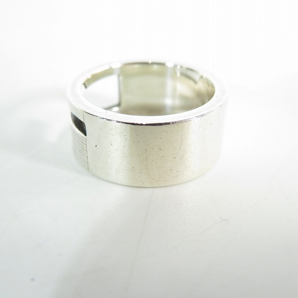 実際に弊社で買取させて頂いたGUCCI/グッチ ブランテッドG Gロゴ リング シルバー 925 8号の画像 2枚目