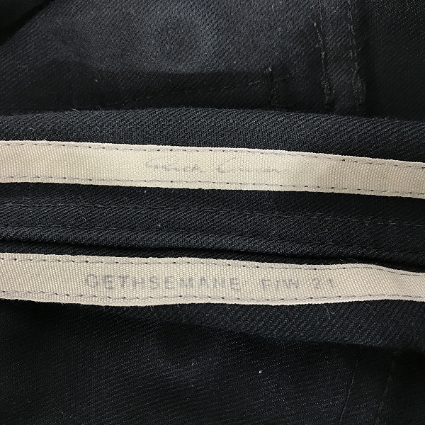 実際に弊社で買取させて頂いたRick Owens/リックオウエンス 21AW Bauhaus Cargo/バウハウスカーゴパンツ ジョガーパンツ 裾ジップ  RR02A5377-CVR/48の画像 2枚目