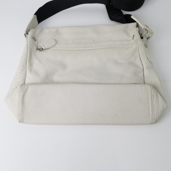 実際に弊社で買取させて頂いたEMPORIO ARMANI/エンポリオアルマーニ レザー ショルダー バッグの画像 3枚目