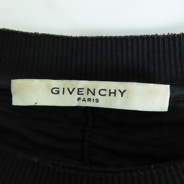 実際に弊社で買取させて頂いた【JPタグ】GIVENCHY/ジバンシィ 16SS デストロイ加工 クルーネックスウェットトレーナー 16S 7359 653/Mの画像 2枚目