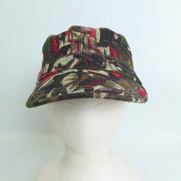 実際に弊社で買取させて頂いたCA4LA/カシラ 総柄帽子 zkn00889の画像 1枚目