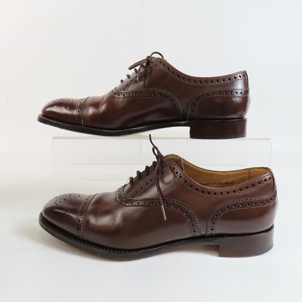 実際に弊社で買取させて頂いたJOSEPH CHEANEY/ジョセフチーニー WILFRED BURNISHED MOCHA シューズ/7の画像 3枚目