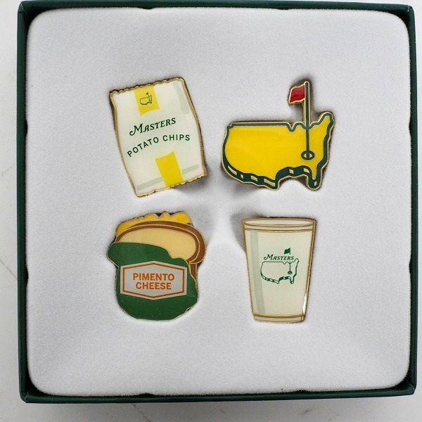実際に弊社で買取させて頂いた【未使用】MASTERS/マスターズ ゴルフ ボールマーカー  4個ｘ1セットの画像 1枚目