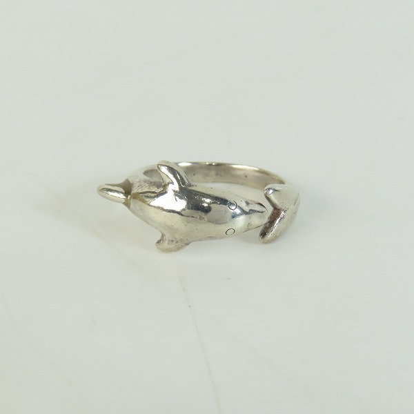 実際に弊社で買取させて頂いたHOLLYWOOD RANCH MARKET/ハリウッドランチマーケット ドルフィン/イルカ リング 16.5号の画像 1枚目