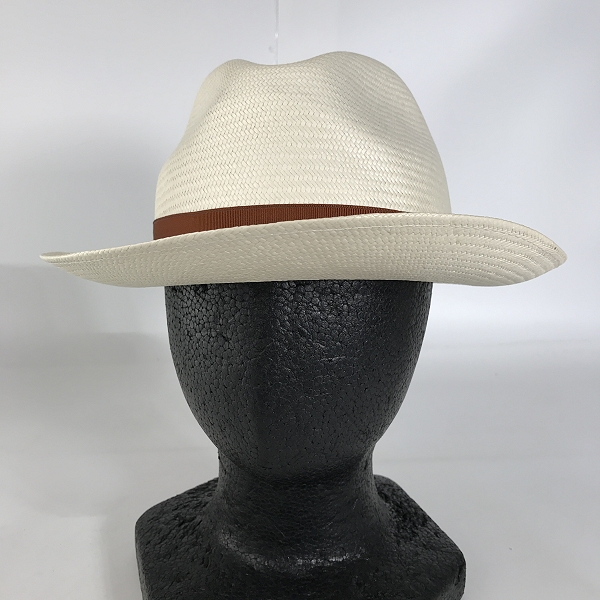 実際に弊社で買取させて頂いたBorsalino/ボルサリーノ 中折れ パナマハット ストローハット/57の画像 1枚目