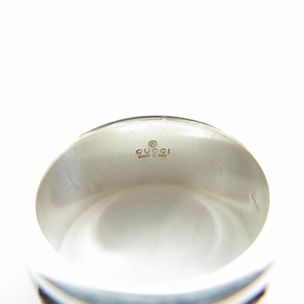 実際に弊社で買取させて頂いたGUCCI/グッチ ブランテッドG Gロゴ リング シルバー 925 8号の画像 6枚目