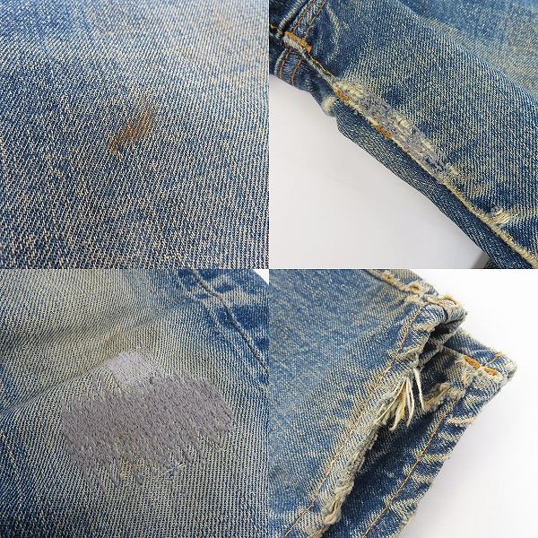 実際に弊社で買取させて頂いたLEVI'S/リーバイス 501 ボタン裏刻印4 70s ボタンフライ 足長R デニムパンツの画像 8枚目