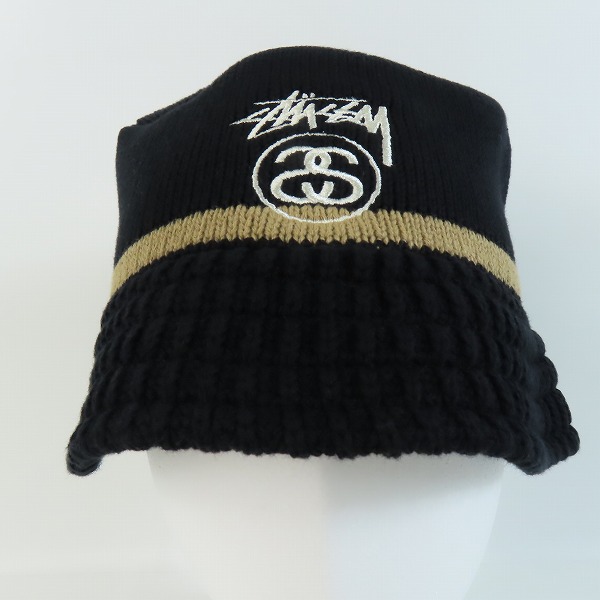 実際に弊社で買取させて頂いたSTUSSY/ステューシー ロゴ刺繍 コットン バケットハット の画像 1枚目