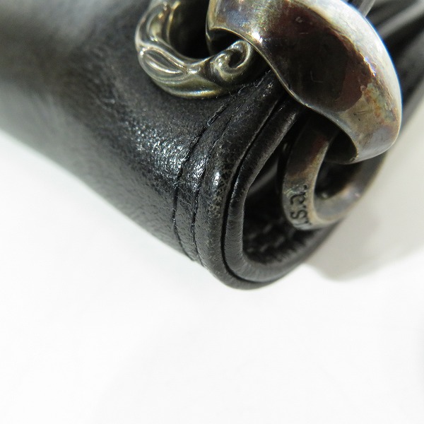 実際に弊社で買取させて頂いたLONE ONES/ロンワンズ カムホート刻印 ウォレットwジッパー ポーチ&2カード スロッツの画像 8枚目