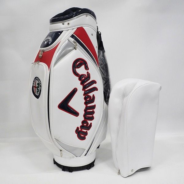 実際に弊社で買取させて頂いた【未使用】Callaway/キャロウェイ Alfa Romeo 5122465 EXIA 22 JM 9.5型 4分割キャディバッグの画像 1枚目