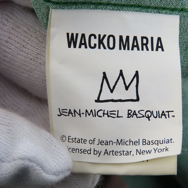 実際に弊社で買取させて頂いたWACKO MARIA/ワコマリア JEAN-MICHEL BASQUIAT/HAWAIIAN SHIR TYPE-2 アロハシャツ BASQUIAT-WM-HI05/Sの画像 3枚目