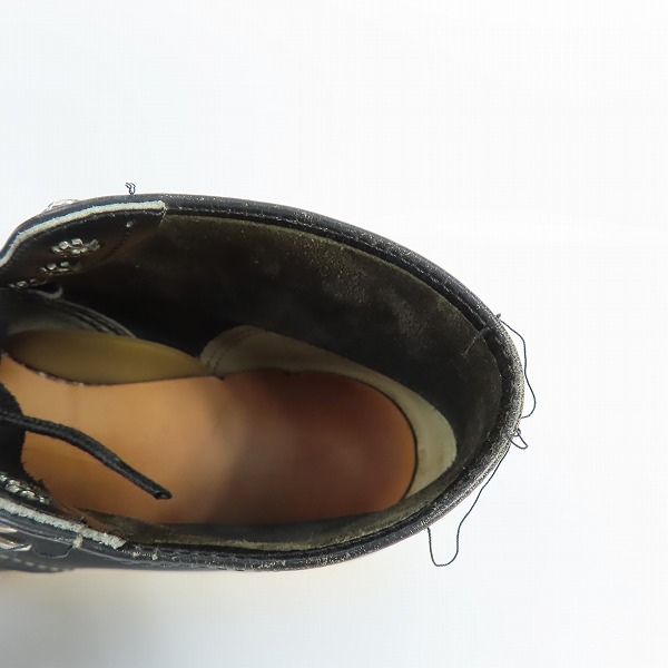 実際に弊社で買取させて頂いたRED WING/レッドウィング 新四角犬タグ 黒 8165 10Dの画像 4枚目