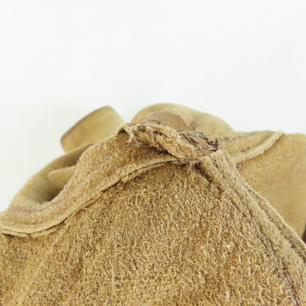 実際に弊社で買取させて頂いたTHE FLAT HEAD/フラットヘッド レザーシャツジャケット ディアスキン/鹿革/40の画像 5枚目