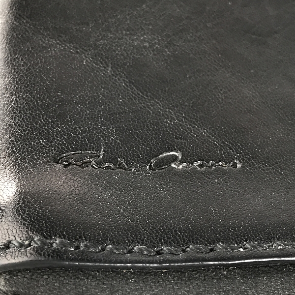 実際に弊社で買取させて頂いたRick Owens/リックオウエンス レザー ラウンドファスナー ウォレット/ポーチの画像 3枚目