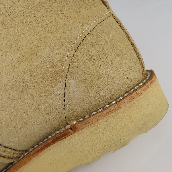 実際に弊社で買取させて頂いたRED WING/レッドウィング アイリッシュセッター スエード モックトゥ 8173/9.5Eの画像 7枚目