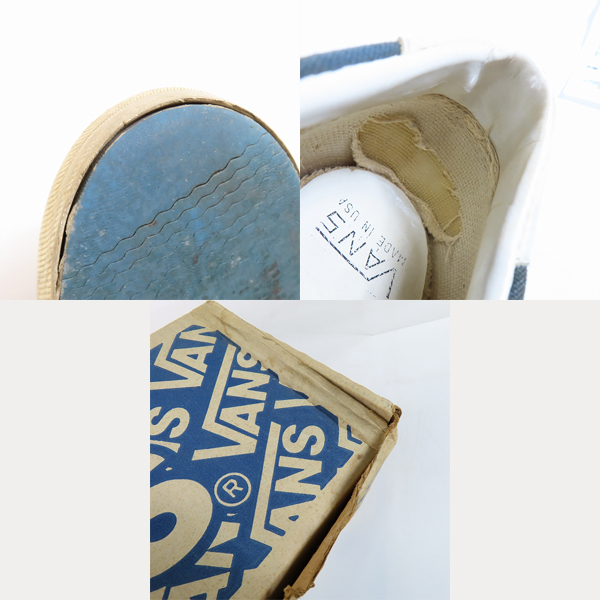 実際に弊社で買取させて頂いた【観賞用】VANS/バンズ VANDOREN 70s-80s ヴィンテージ スニーカー/8の画像 7枚目