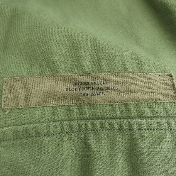 実際に弊社で買取させて頂いたCRIMIE/クライミー REALIZED WORKS フィールドジャケット ミリタリージャケット/Mの画像 4枚目