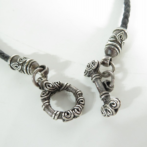 実際に弊社で買取させて頂いた【ギャラ付き】LEATHERS AND TREASURES/レザーズ＆トレジャーズ ケルティッククロス レザーネックレスの画像 6枚目