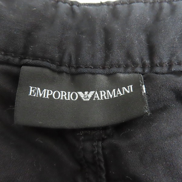 実際に弊社で買取させて頂いた【JPタグ】EMPORIO ARMANI/エンポリオアルマーニ ロゴプレートショートパンツ/ハーフパンツ 3Z1PA6/46の画像 3枚目