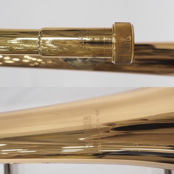 実際に弊社で買取させて頂いた★YAMAHA/ヤマハ YSL-455G/YSL455G テナートロンボーン ゴールド ハードケース付の画像 4枚目