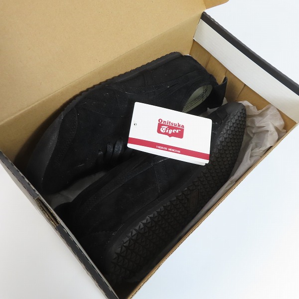 実際に弊社で買取させて頂いたOnitsuka Tiger/オニツカタイガー MEXICO 66 レザー スニーカー 1183A193 26.5の画像 7枚目