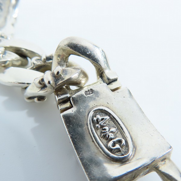 実際に弊社で買取させて頂いたA&G/エーアンドジー ファンシーリンク IDウォッチブレスレットの画像 6枚目