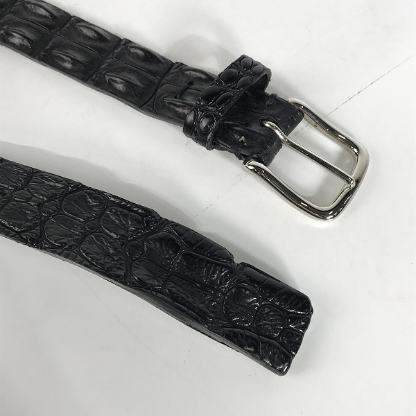 実際に弊社で買取させて頂いたBALMAIN/バルマン レザーベルトの画像 1枚目