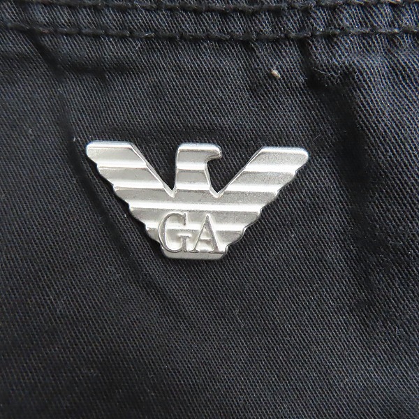 実際に弊社で買取させて頂いた【JPタグ】EMPORIO ARMANI/エンポリオアルマーニ ロゴプレートショートパンツ/ハーフパンツ 3Z1PA6/46の画像 6枚目